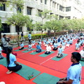  International yoga day at SBV Campus