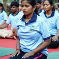  International yoga day at SBV Campus